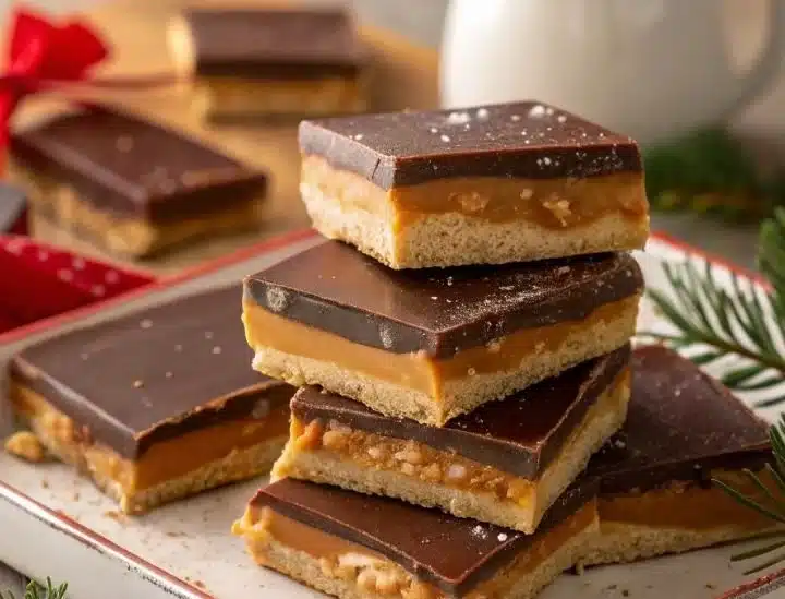 Delicious Christmas Crack dessert on a festive table